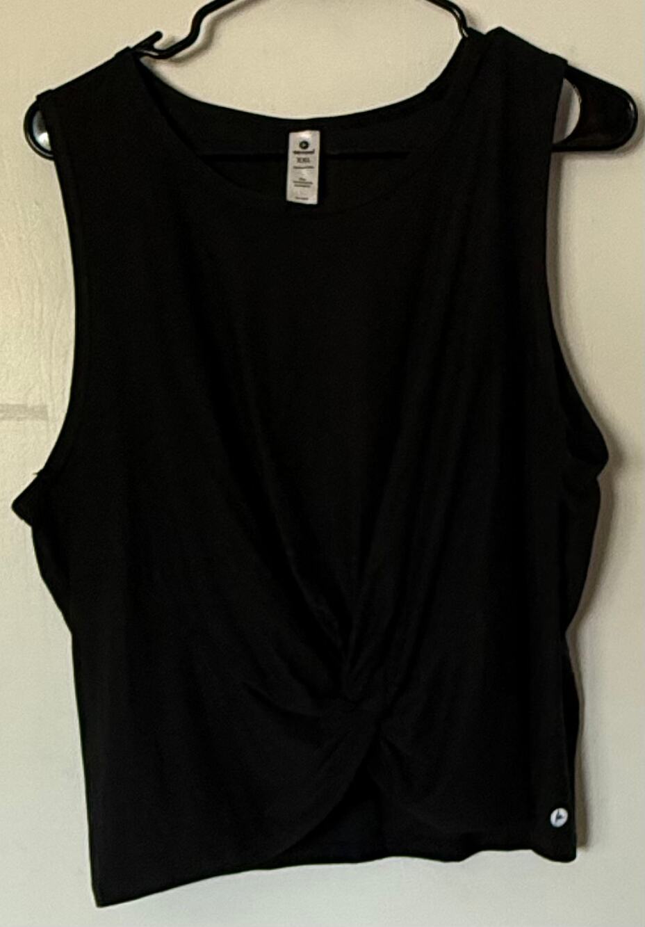 90 Degree by Reflex Black Knot Front Muscle Tank XXL